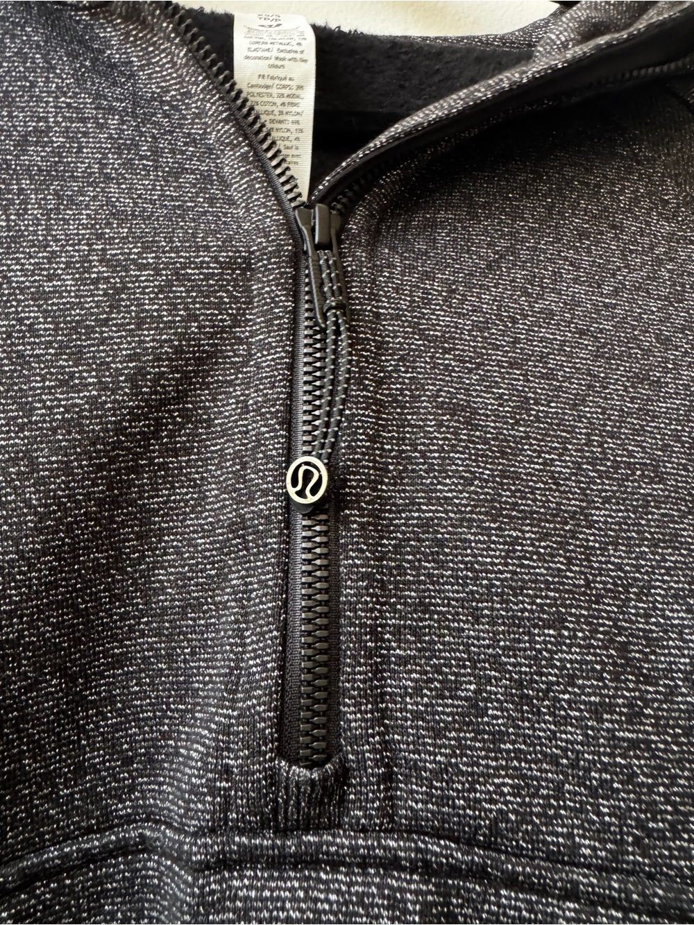 Lululemon Scuba Oversized Half-Zip Hoodie Sparkle - Picture 3 of 6